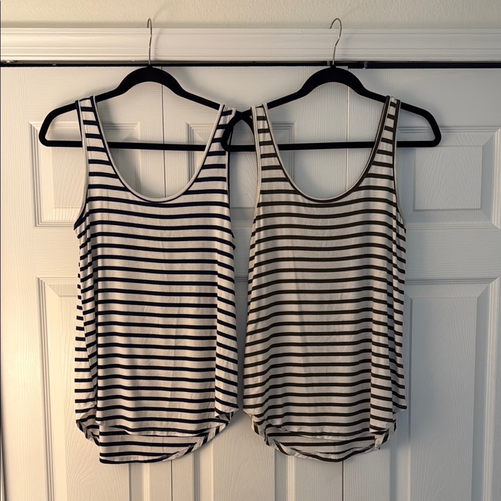 Bundle of Striped CJLA tanks